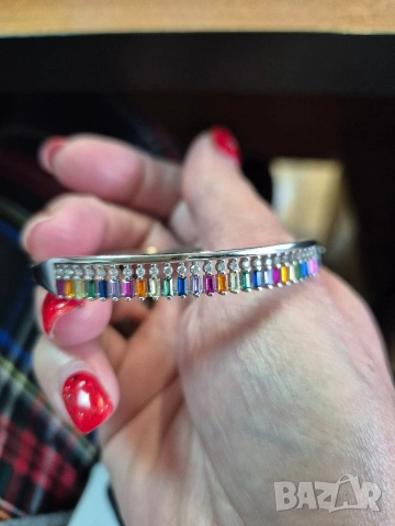 комплект сребърни гривна и пръстен, снимка 9 - Бижутерийни комплекти - 53118064