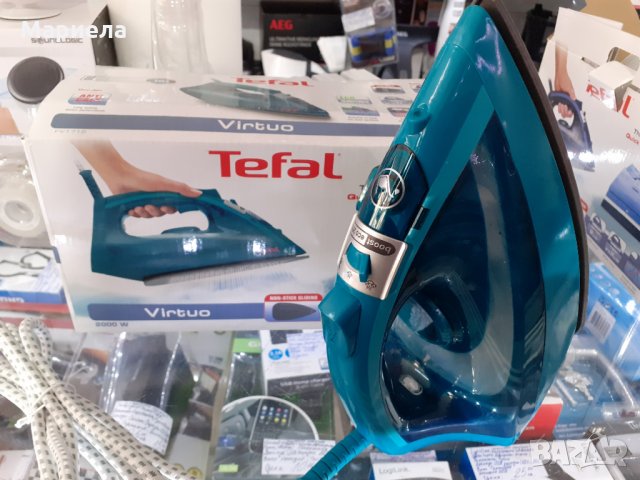 Tefal Мощна Парна Ютия - Ютия с незалепващо покритие, снимка 3 - Ютии - 28530324