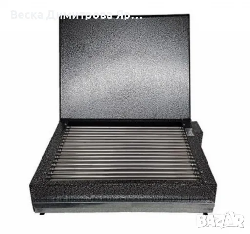 Електрическа скара, 2200W, неръждаеми тръби и капак, снимка 4 - Скари - 47314113