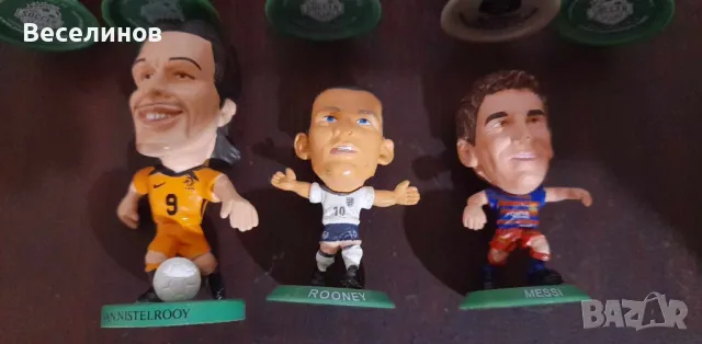 Лот звезди SockerStarz фигурки Меси x 2, Роналдо и други, снимка 4 - Фигурки - 48363358