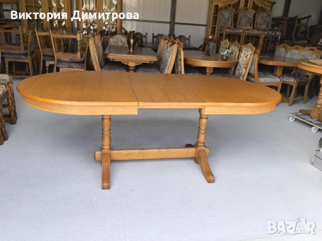 Разтегателна трапезна маса , снимка 6 - Маси - 51738379