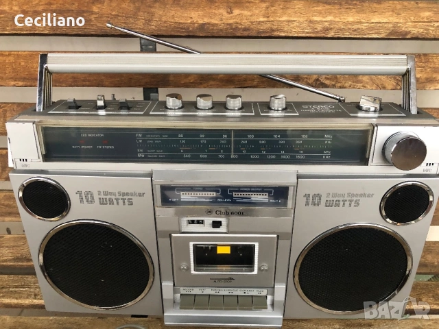 Радиокасетофон  Club 6001(Germany), снимка 6 - Радиокасетофони, транзистори - 53490242