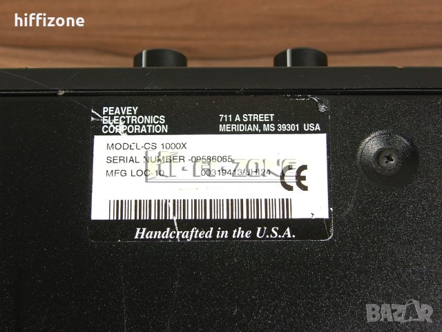 СТЪПАЛО  Peavey cs-1000x , снимка 13 - Ресийвъри, усилватели, смесителни пултове - 43377094