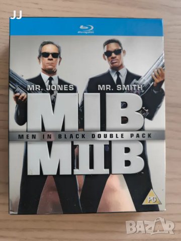 MIB Men In black Double pack Blu-ray Блу рейфилм без български субтитри, снимка 1 - Blu-Ray филми - 47342992