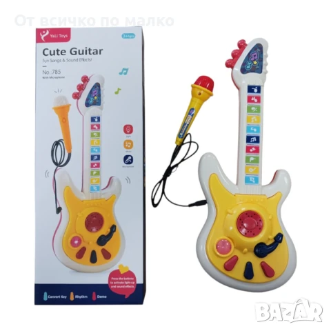 ✨Детска китара с микрофон