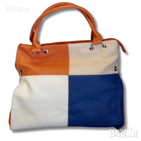 Стилна к. цветна дамска чанта, снимка 10 - Чанти - 52853537