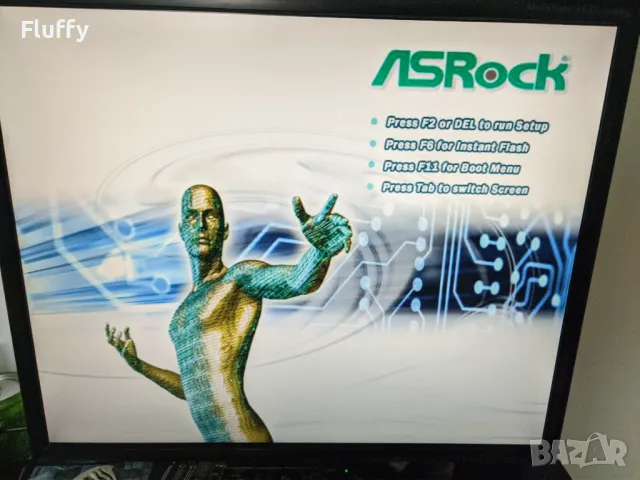 Дънна платка ASRock P5B-DE + процесор Intel Core 2 Quad Q8300 (+ задна планка), снимка 12 - Дънни платки - 48592334