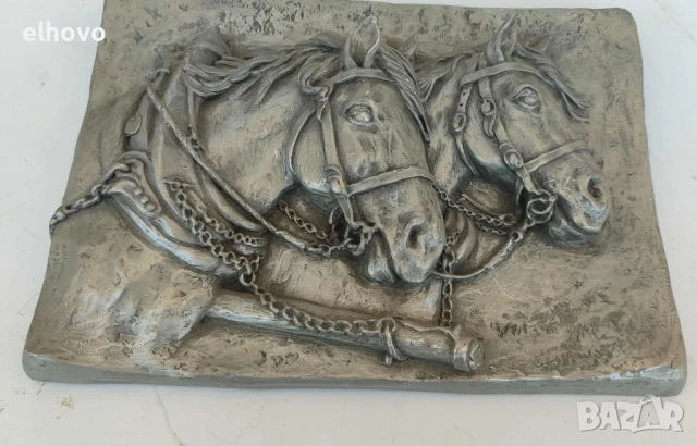 Оловно цинково пано#3, снимка 2 - Антикварни и старинни предмети - 50949149