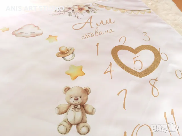 Платно за месечинки/Платно за снимки на бебето/Месечинка, снимка 5 - Други - 45235984