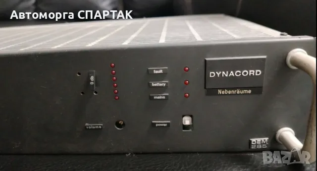 Усилвател Dynacord DEM 285, 100 вата, 100V технология моно

, снимка 3 - Ресийвъри, усилватели, смесителни пултове - 47582648