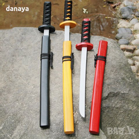 4350 Детски дървен меч с кания, снимка 5 - Други - 43581316