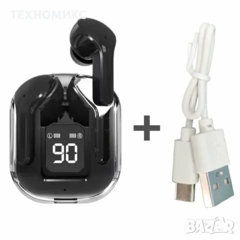 Безжични Bluetooth слушалки с LED дисплей и вграден микрофон, снимка 7 - Резервни части за телефони - 49181111