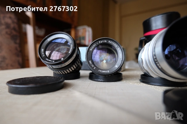 Meyer Optik Gorlitz Oreston 100mm f2.8 lenses. M42 mount., снимка 4 - Обективи и филтри - 53444270