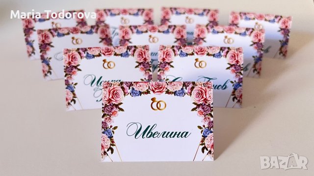 Табели с номер на маса, тейбъл картички, малки подаръци за гости, снимка 9 - Други - 28215280