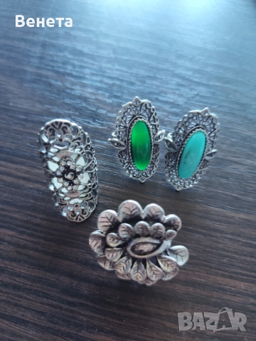  Елегантни Пръстени -Коледна промоция !🎄❤️🤩, снимка 5 - Пръстени - 52606557