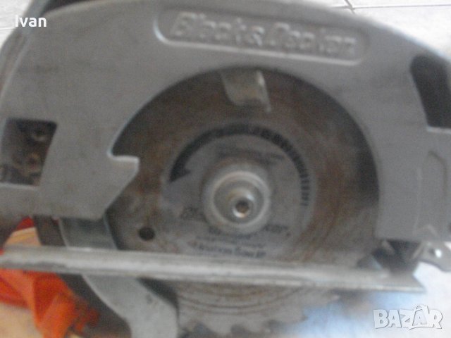 Оригинален-Black Decker DN56-W.Germany-Малък Ръчен Немски Циркуляр-ф130мм-450Вата-Отличен-Блек Декер, снимка 12 - Други инструменти - 37437656