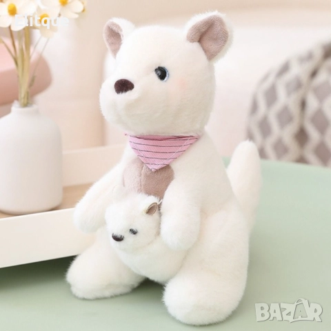 Плюшена играчка К е н г у р у 35см, снимка 5 - Плюшени играчки - 52895016
