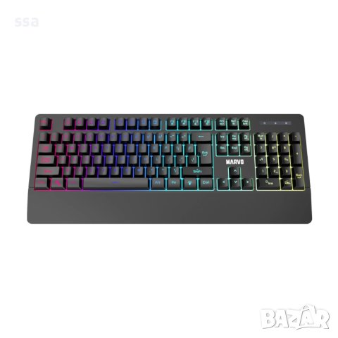 Marvo геймърска клавиатура Gaming Keyboard K635 - Wrist support, снимка 3 - Клавиатури и мишки - 43063341