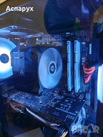 Геймърски компютър Asus Ryzen 5 Radeon RX RAM 16GB SSD, снимка 3 - Геймърски - 53102452