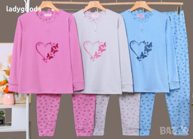 -21% !!! Пижами.Дамски-памук,модел 021.