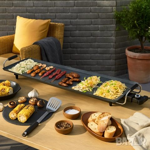 Електрическа скара Royalty Line RL-TP18210 / RL-TP18211, 1800W, Мраморно покритие, 5 нива, Термостат, снимка 5 - Друга електроника - 51856448