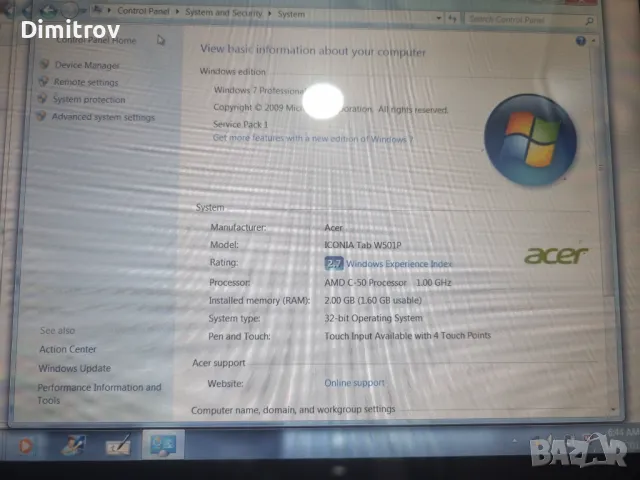 Acer Iconia Tab W501p - 6 броя, снимка 4 - Таблети - 47733064