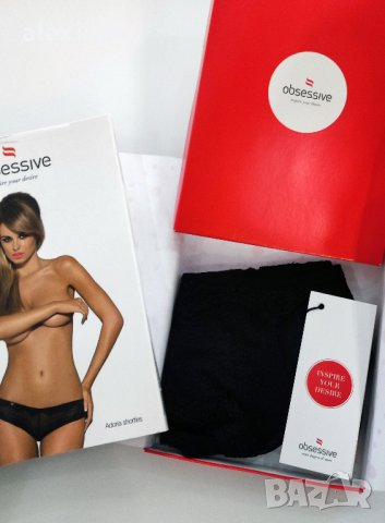 Дантелени бикини на марка OBSESSIVE - Оригинал, снимка 4 - Бельо - 43396252