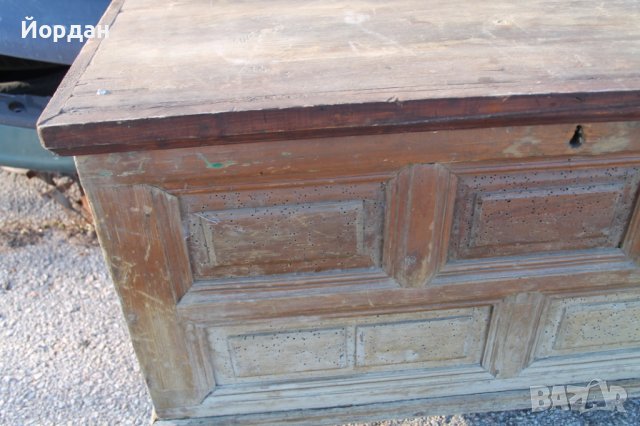 Стар родопски сандък, снимка 2 - Антикварни и старинни предмети - 43853306