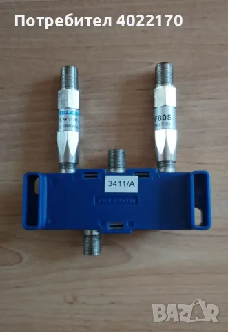 Сплитер за кабелна телевизия, снимка 2 - Приемници и антени - 49723734