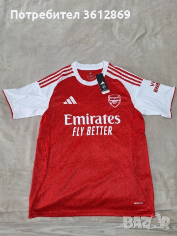 Домакински екип (тениска) на Арсенал. Сезон 25/26. Високо качество реплика.