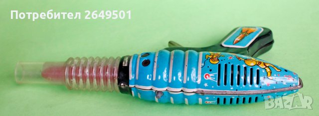 Стара унгарска играчка Lemezz Пистолет на космонавт 1960та., снимка 4 - Колекции - 40269292