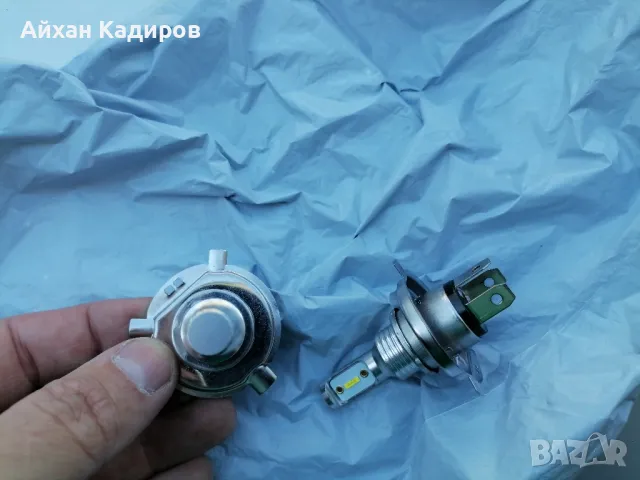 2 броя лед крушки Н4 18лв, снимка 3 - Части - 50036621