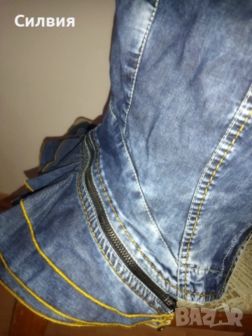 Дънково сако Junona размер S, снимка 3 - Сака - 52011513