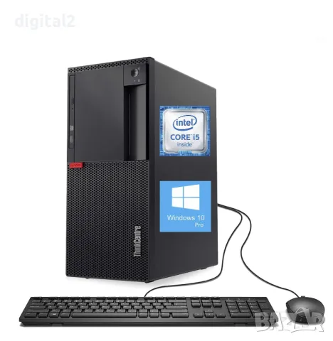 Lenovo M910T Tower, Core i5 6th Gen, 16 GB,SSD 256 + 2 TB HDD 24м Гар., снимка 2 - Работни компютри - 47744958