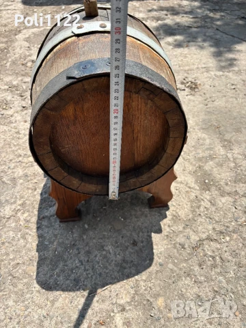 Дървено буре,бъчва, снимка 7 - Декорация за дома - 50736458
