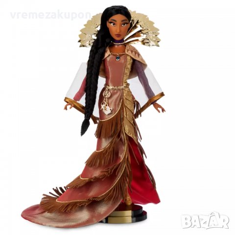 Лимитирана серия дисни кукла Покахонтас Ultimate Princess Celebration Limited Edition Doll, снимка 2 - Кукли - 39416232