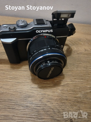 Olympus PEN E-PL1 - Микро Четири Трети (Micro Four Thirds) Комплект, снимка 3 - Фотоапарати - 52593791