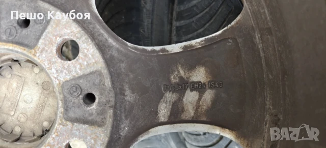 Оригинални Алуминиеви 17 цола Джанти BMW E60-4x4, снимка 6 - Гуми и джанти - 50461977