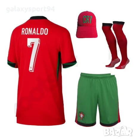 Екип Роналдо Черен 2025 Ал Насър Новия Екип Ronaldo 7 cr7 Комплект, снимка 4 - Футбол - 49897306