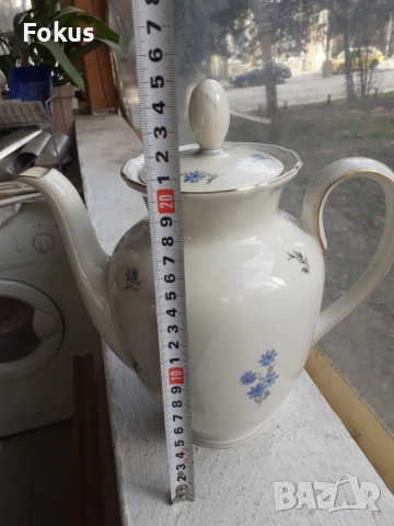 Чайник немски порцелан Reichenbach произведен 1969 - 1981год, снимка 7 - Антикварни и старинни предмети - 53388632