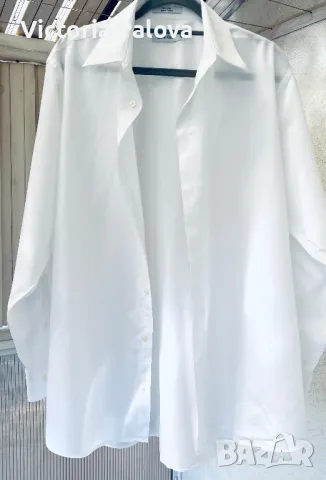 Нова бяла риза CALVIN KLEIN, снимка 2 - Ризи - 49624991