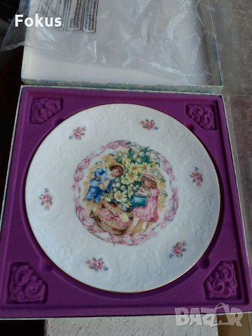 Колекционерска чиния Royal Doulton Valentines Day 1985