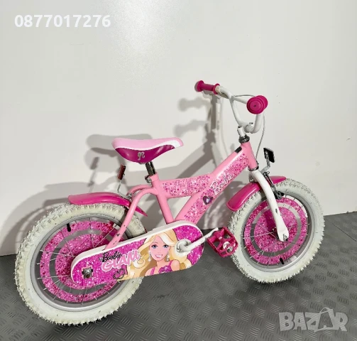 Детски велосипед Barbie за момиче 16 цола/ колело, снимка 6 - Велосипеди - 51387164