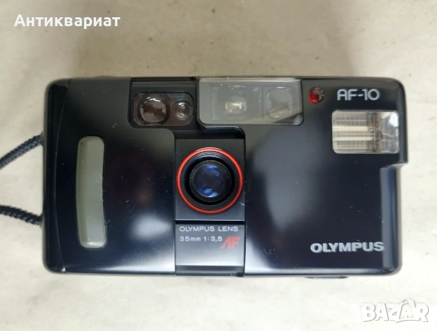 Японски фотоапарат с лента Olympus AF-10, снимка 4 - Фотоапарати - 52572682