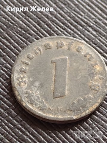 ДВЕ МОНЕТИ 1 райхспфенинг 1941 - 1943г. ГЕРМАНИЯ ТРЕТИ РАЙХ С СВАСТИКА 31580, снимка 2 - Нумизматика и бонистика - 38470318