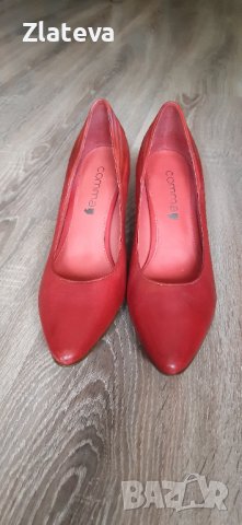 Нови обувки естествена кожа , снимка 1 - Дамски боти - 37000926
