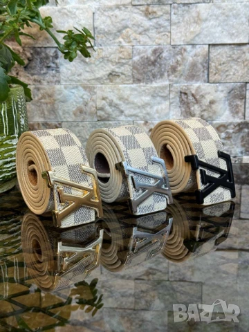 колани от естествена кожа в кутия louis vuitton, снимка 7 - Колани - 50768188