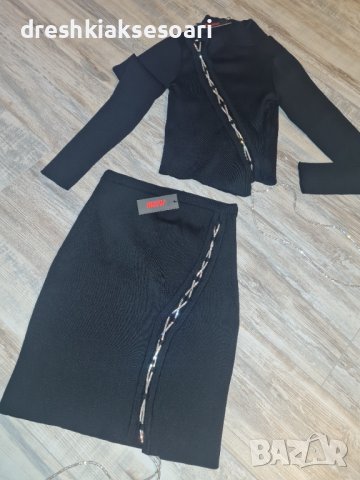 Черно фешън костюмче Misspap, снимка 3 - Комплекти - 43480813