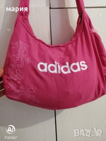 Оригинална чанта от плат Adidas, снимка 3 - Чанти - 32557854