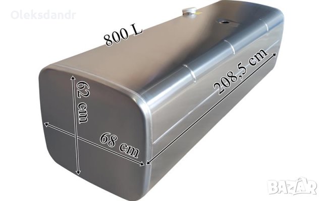 MAN 800L FUEL TANK 2085X620X680 АЛУМИНИЙ, снимка 2 - Части - 43501486